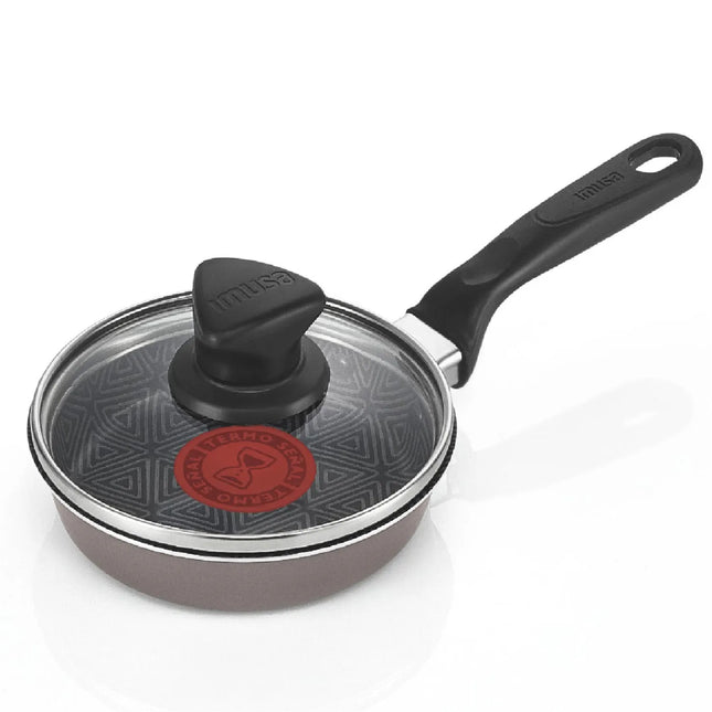 Cacerola Antiadherente Imusa Talent 12 cm con Tapa de Vidrio