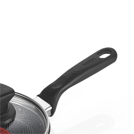 Cacerola Antiadherente Imusa Talent 12 cm con Tapa de Vidrio