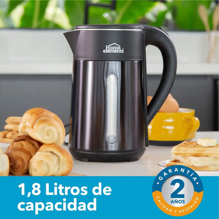 Cafetera Hervidora 2 en 1 Home Elements 1.8 Litros 1200W