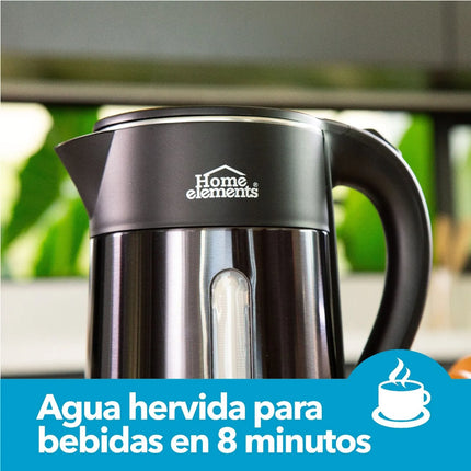 Cafetera Hervidora 2 en 1 Home Elements 1.8 Litros 1200W