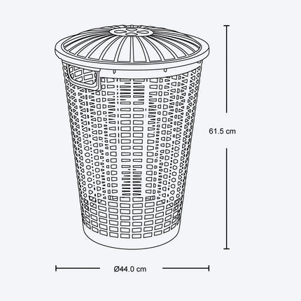 Cesta para Ropa Redonda con Manijas