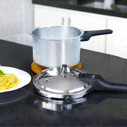 Olla a Presión Home Elements 3.2 Litros Aluminio con Tapa en Acero Inoxidable