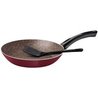 Sartén Tramontina Paris Antiadherente 30 cm (2.5 L) con Espátula - Rojo