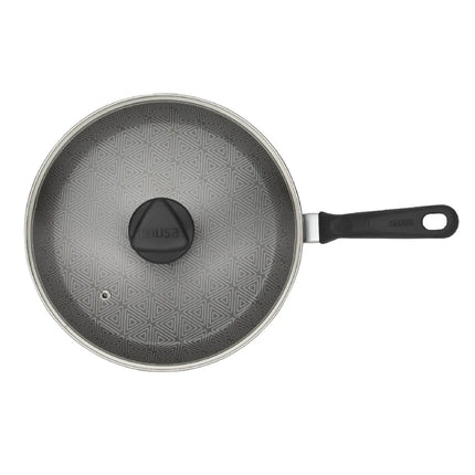 Sartén Imusa Talent Antiadherente 24 cm con Tapa de Vidrio