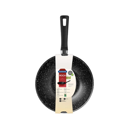 Sartén Wok Tramontina Roch Antiadherente 28 cm (3.3 L) - Negro