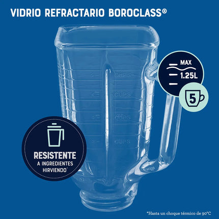 Licuadora Clásica Oster de Vidrio - 3 Velocidades